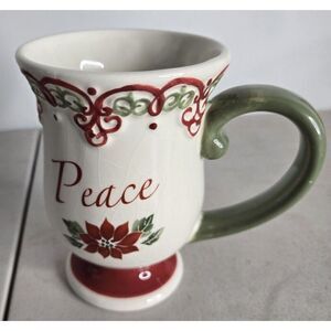Style Eyes Christmas Mug-Peace - Vintage